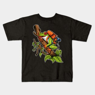 Frog Tree Backpacker Kids T-Shirt